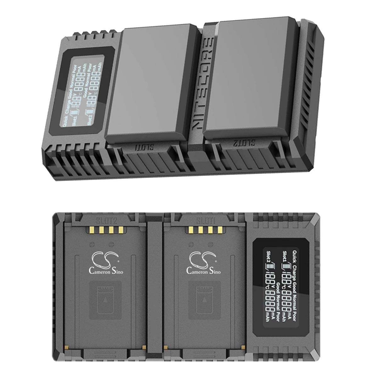 Dual Charger fits Leica, 24003, M10, M10p, Battery Charger Cameron Sino Technology Limited