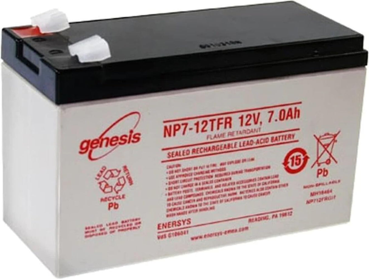 EnerSys NP7-12TFR 12V 7Ah AGM Battery with F2 Terminal Sealed Lead Acid (Special) Enersys
