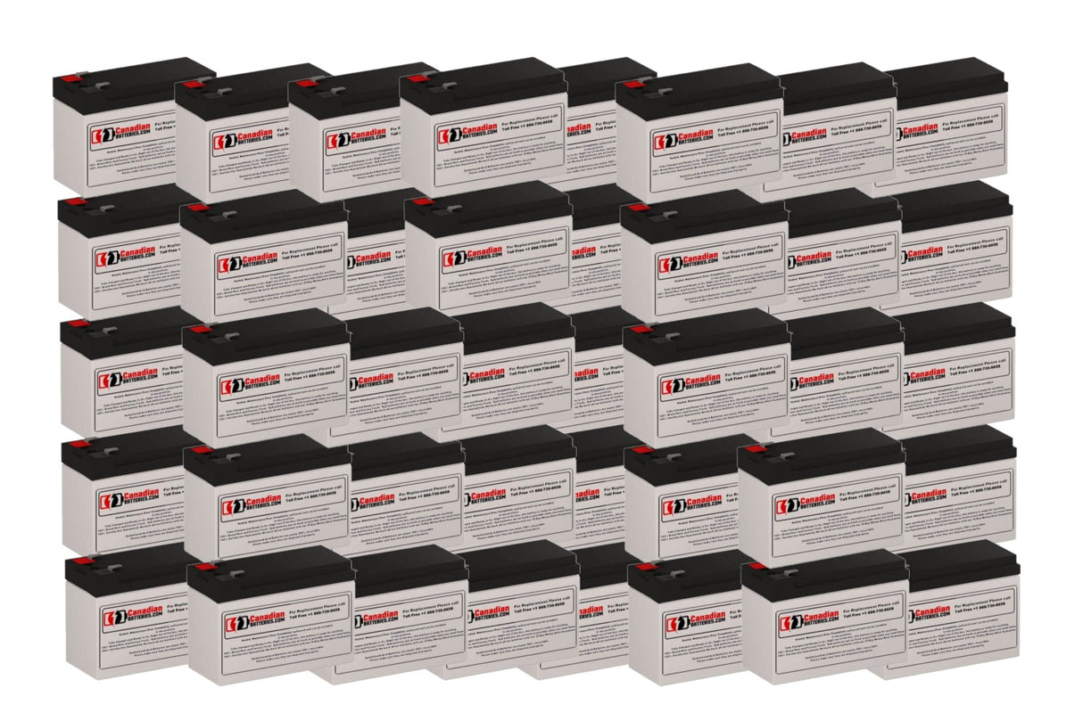 Batteries pour Powerware -8 Asy-0529 UPS, 40 x 12v, 7ah - 84wh Batteries UPS Gamme CB
