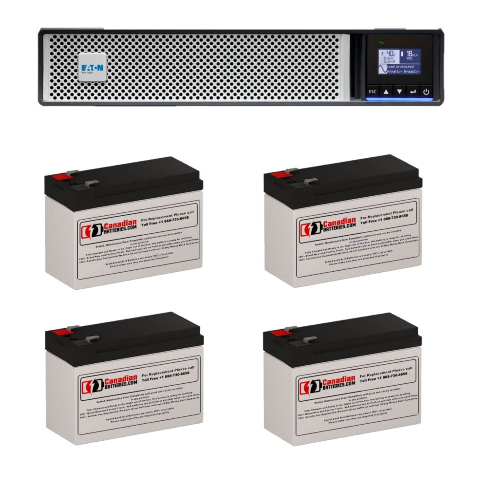 Batteries pour Powerware 5px1000rt2u UPS, 4 X 12v, 7ah - 84wh Batteries UPS Gamme CB