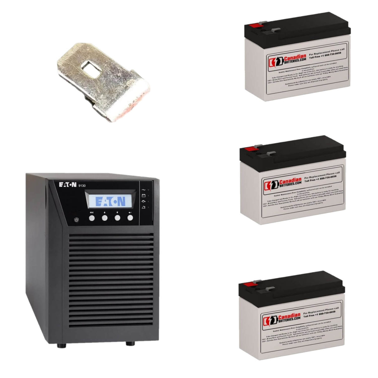 Batteries pour Powerware Pw9130l1000t-xl UPS, 3 x 12v, 9ah Batteries UPS Gamme CB