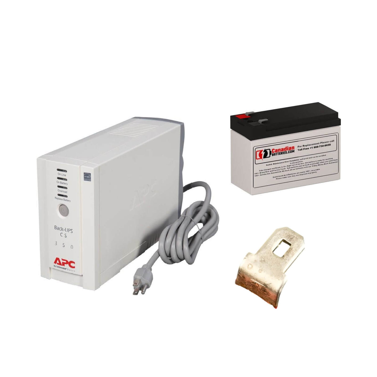 Batterie APC Back-UPS CS 350VA BK350 UPS, 1 X 12V 7Ah Batteries UPS Gamme CB