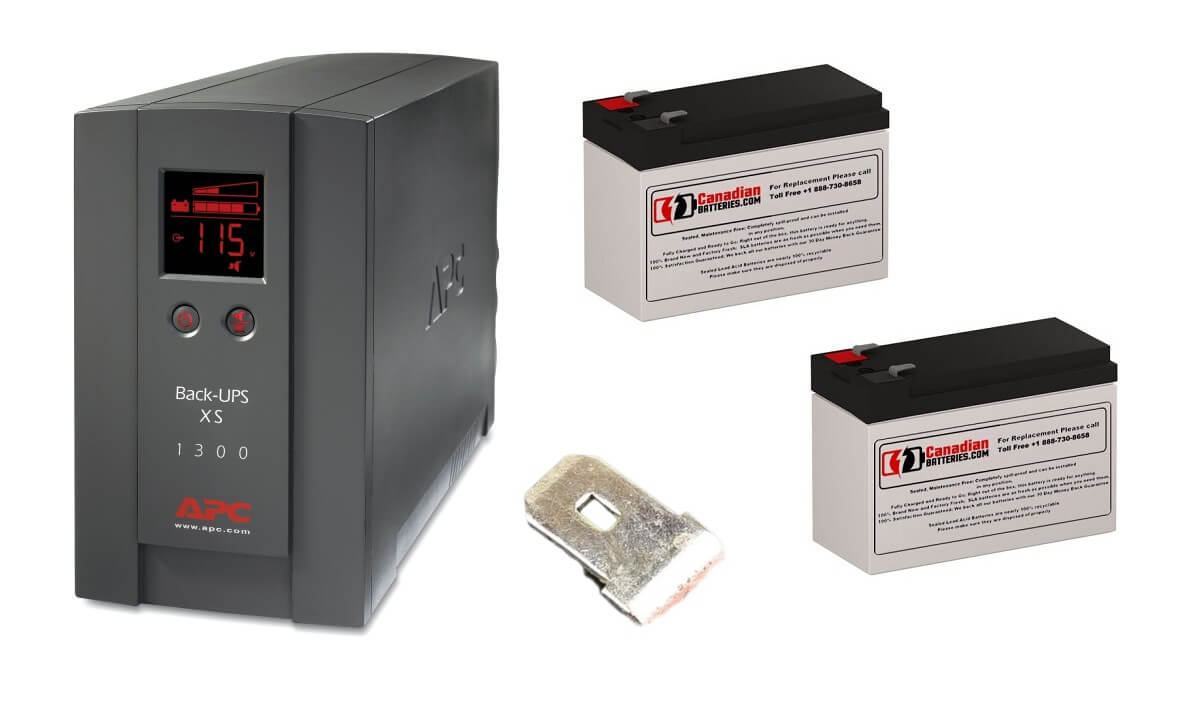 XS1300, XS-1300, BX1300lcd Xs Apc Back UPS Xs Batterie 2 x 12v 7Ah Batteries UPS Gamme CB