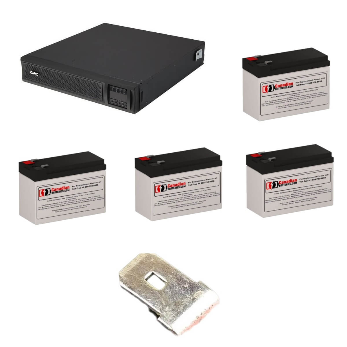 Batterie Smx1500rm2unc X 1500va Rack-tour Apc Smart UPS, 4 x 12V 9Ah Batteries UPS Gamme CB