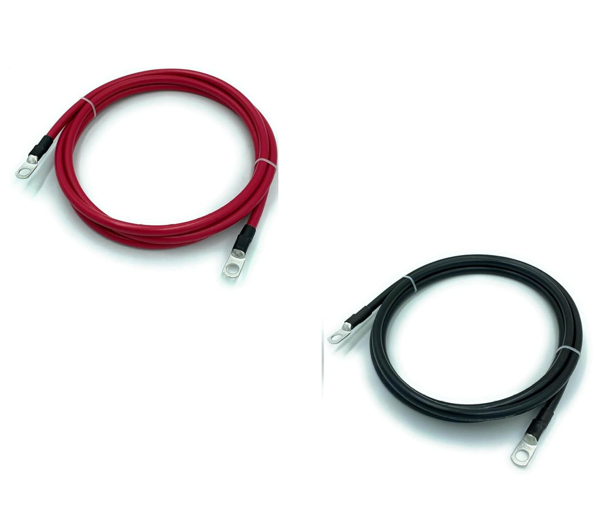 4 AWG Pure Copper Battery Cables – Fully Assembled, 1–15ft, Positive & Negative Leads for Car, Truck, RV, Solar, and Camper Sealed Lead Acid (Special) CB Generic