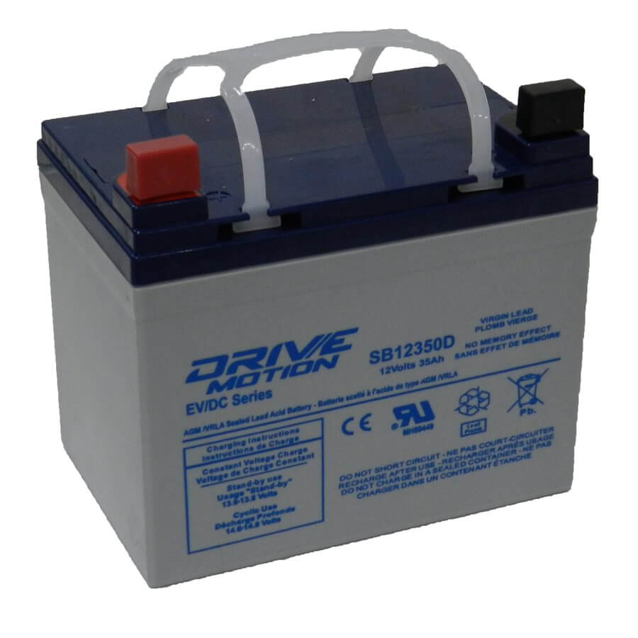 Replacement Battery for Magnavolt SLA12-33 – 12V 35Ah AGM Sealed Lead Acid DriveMotion