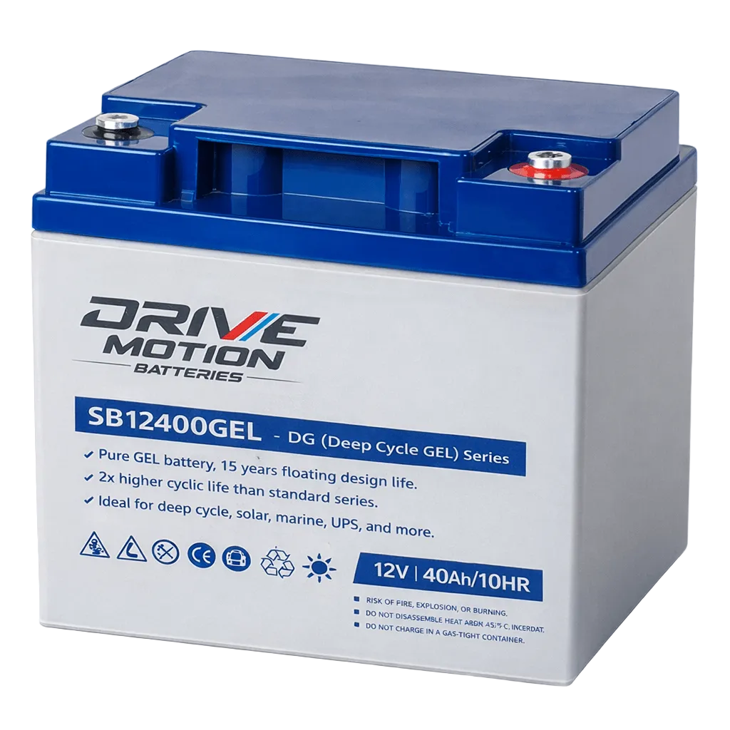 12 Volt 40 Amp Hour Deep Cycle GEL Battery Sealed Lead Acid (Special) CB Generic