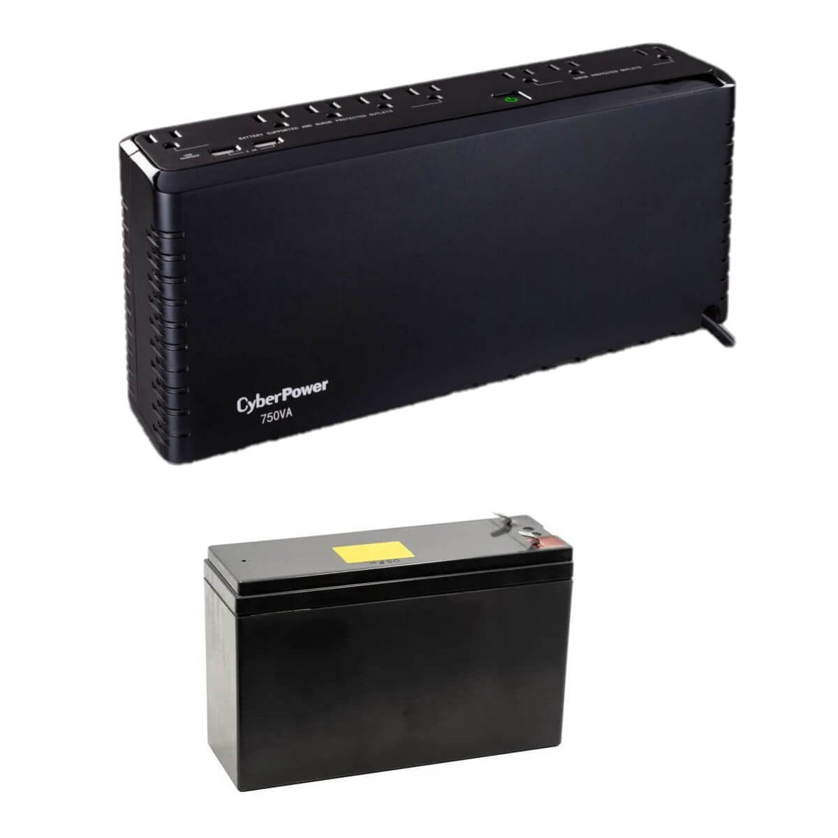 Batterie pour CyberPower 750VA SL750U UPS, 1 x 12v, 6ah - 750VA / 375W Batteries UPS Gamme CB