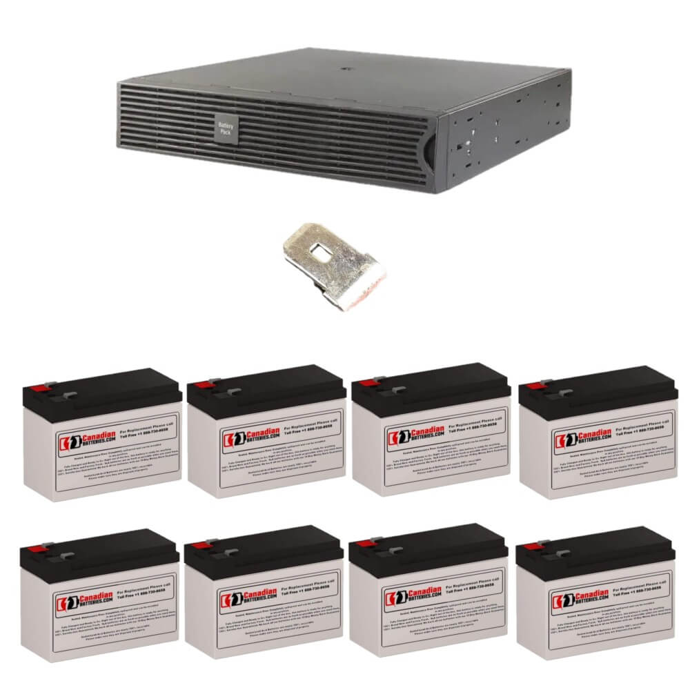 Batterie UPS APC Smart-UPS RT 48V Rack Mount BP SURTA48RMXLBP2U, 8 X 12v, 9ah Batteries UPS Gamme CB