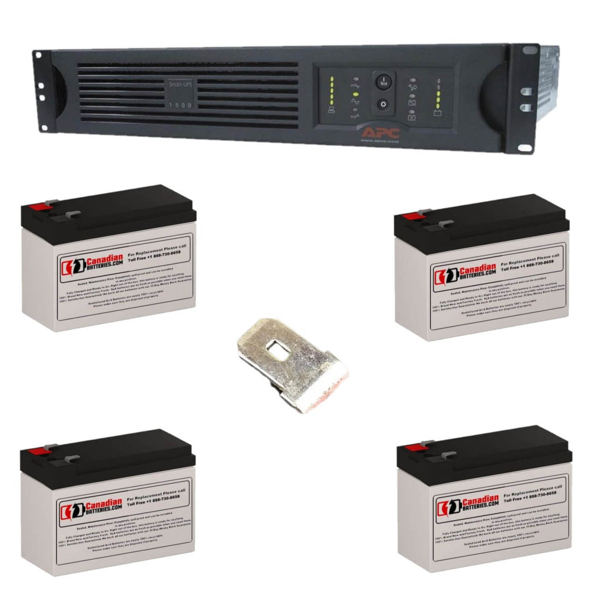 Sua1500rm2u Smart-UPS 1500va Rm 2u Apc Smart UPS Batterie, 4 x 12V 7ah Batteries UPS Gamme CB