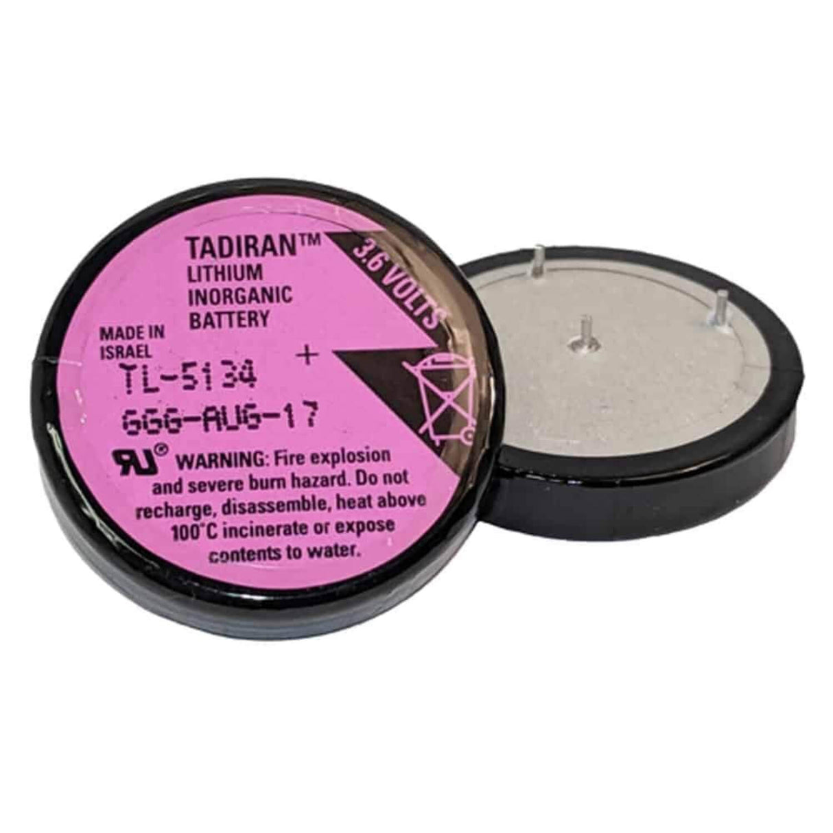 Tadiran Battery Model Tl-5134 3.6v, 1000 Mah - 3.6wh Tadiran Batteries Tadiran Batteries