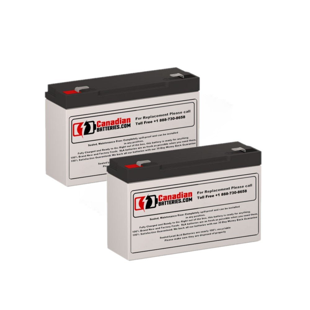 Cartouche de batterie de remplacement Apc Rbc3 2 X 6v 12ah Batteries de secours Batteries UPS Gamme CB