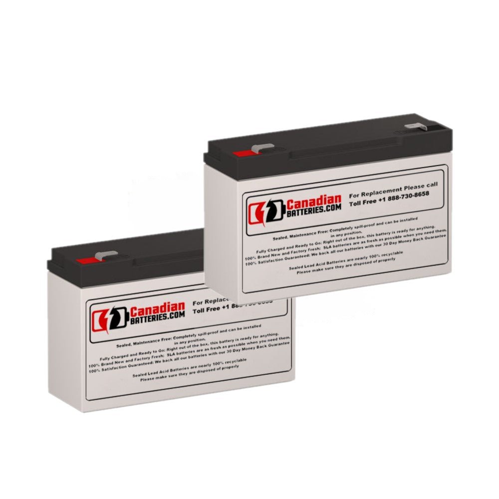 Cartouche de batterie de remplacement Apc Rbc3 2 X 6v 12ah Batteries de secours Batteries UPS Gamme CB