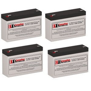 Cartouche de batterie de remplacement Apc Rbc34 4 x 6v 7ah Batteries UPS Batteries Gamme CB