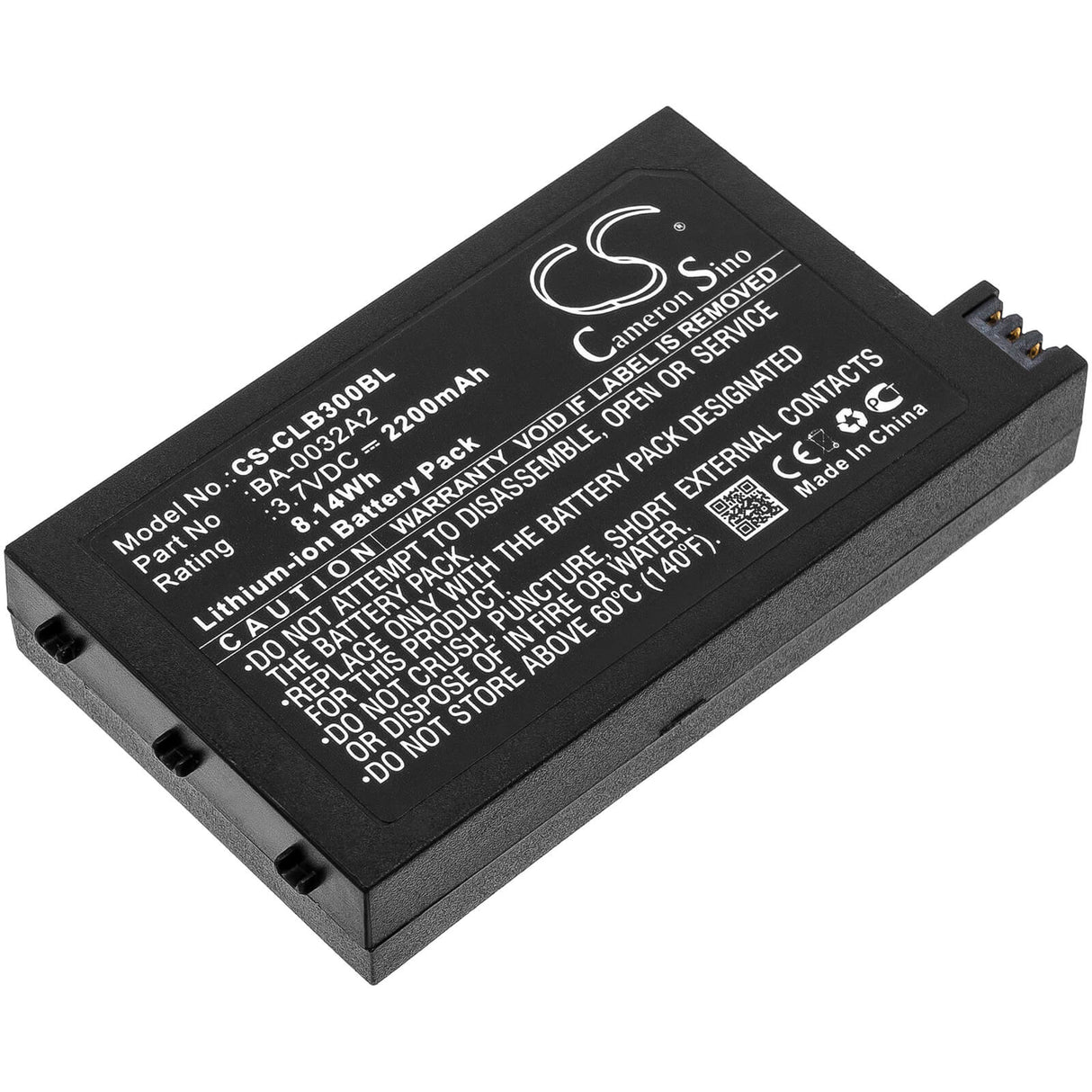 Barcode Scanner Battery For Cipherlab, Cp30, Cp30-l, Cp50 3.7v, 2200mah - 8.14wh Barcode Scanner Cameron Sino Technology Limited