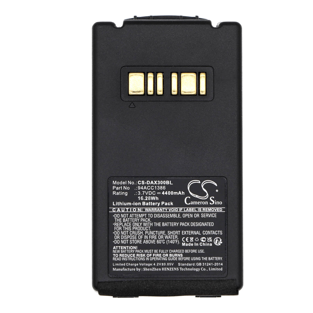 Barcode Scanner Battery For Datalogic Falcon X3 3.7v, 4400mah - 16.28wh Barcode Scanner Cameron Sino Technology Limited