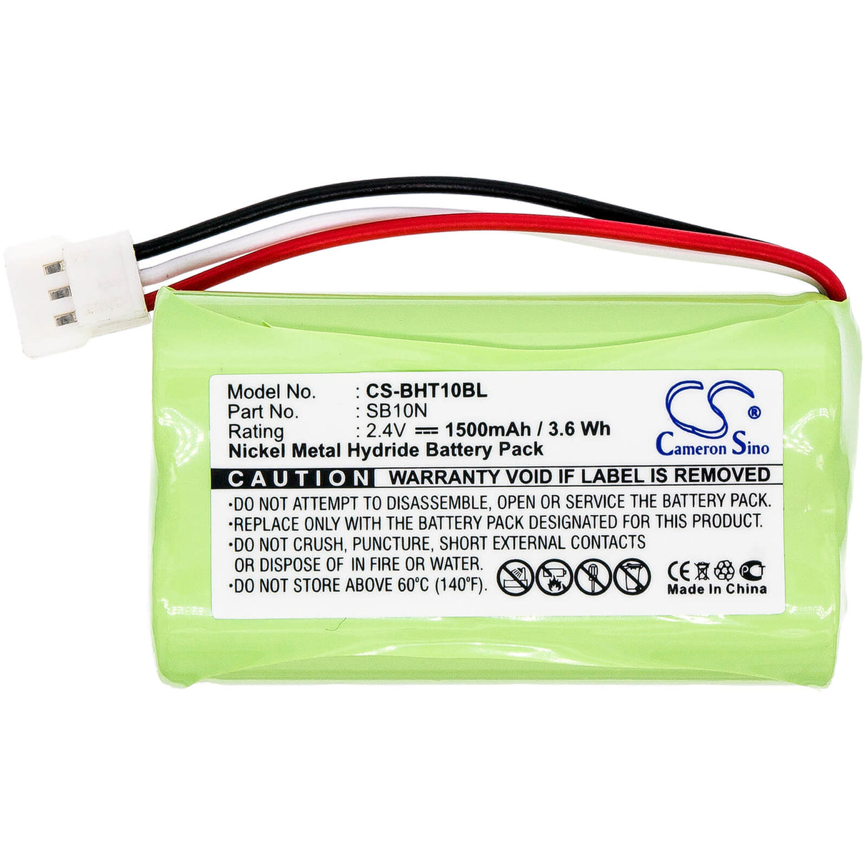 Barcode Scanner Battery For Denso Gt10b, Ds26h2-d 2.4v, 1500mah - 3.60wh Barcode Scanner Cameron Sino Technology Limited
