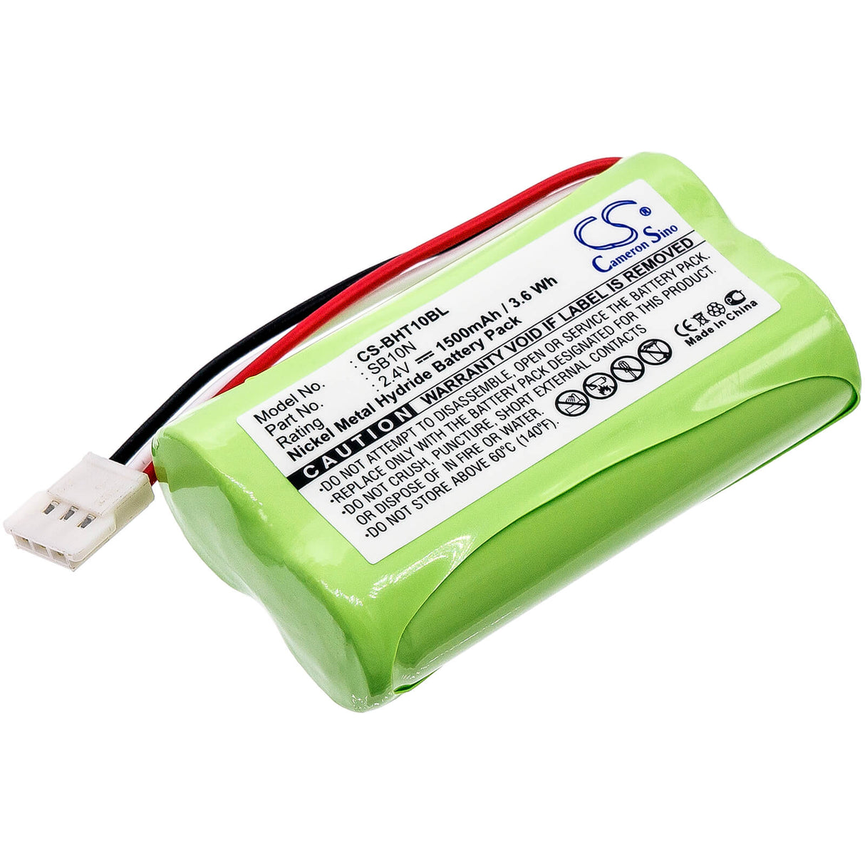 Barcode Scanner Battery For Denso Gt10b, Ds26h2-d 2.4v, 1500mah - 3.60wh Barcode Scanner Cameron Sino Technology Limited
