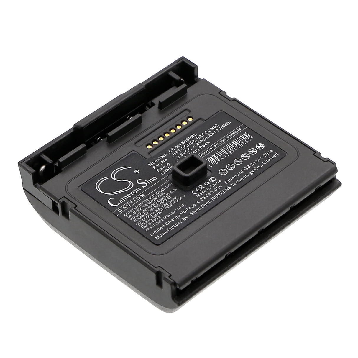 Barcode Scanner Battery For Honeywell, 8680i, 8680i Smart Wearable Scanner 3.8v, 2100mah - 7.98wh Barcode Scanner Cameron Sino Technology Limited