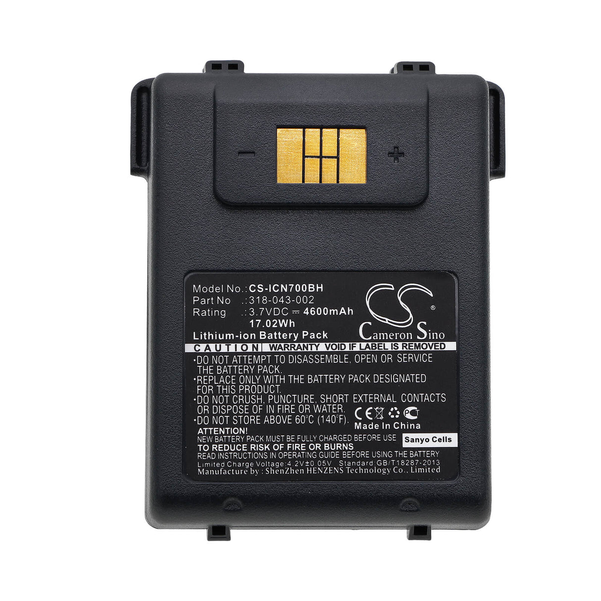 Barcode Scanner Battery For Intermec, Cn70, Cn70e 3.7v, 4600mah - 17.02wh Barcode Scanner Cameron Sino Technology Limited