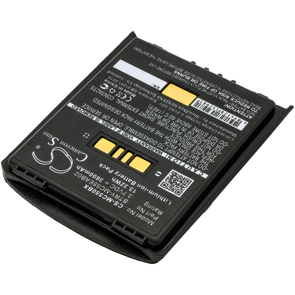 Barcode Scanner Battery For Symbol, Mc55, Mc5574, Mc5590, Mc55a, Mc55a0, Mc56 3.7v, 3600mah - 13.32wh Barcode Scanner Cameron Sino Technology Limited