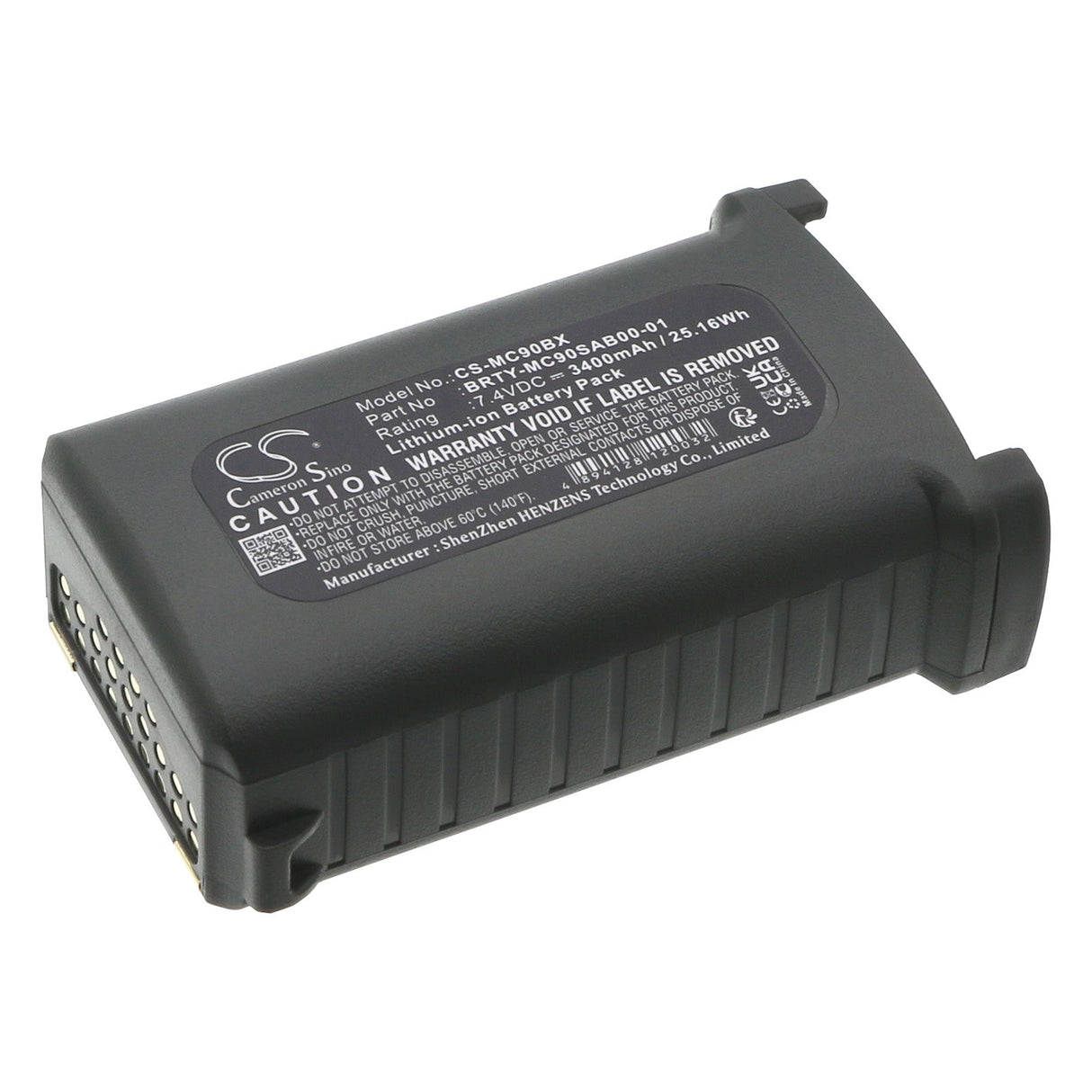 Batterie de scanner de codes-barres pour Symbol, Mc9000, Mc9000-g, Mc9000-k, Mc9000-s, Mc9010, Mc9050 7.4v, 3400mah - 25.16wh Scanner de codes-barres Cameron Sino Technology Limited