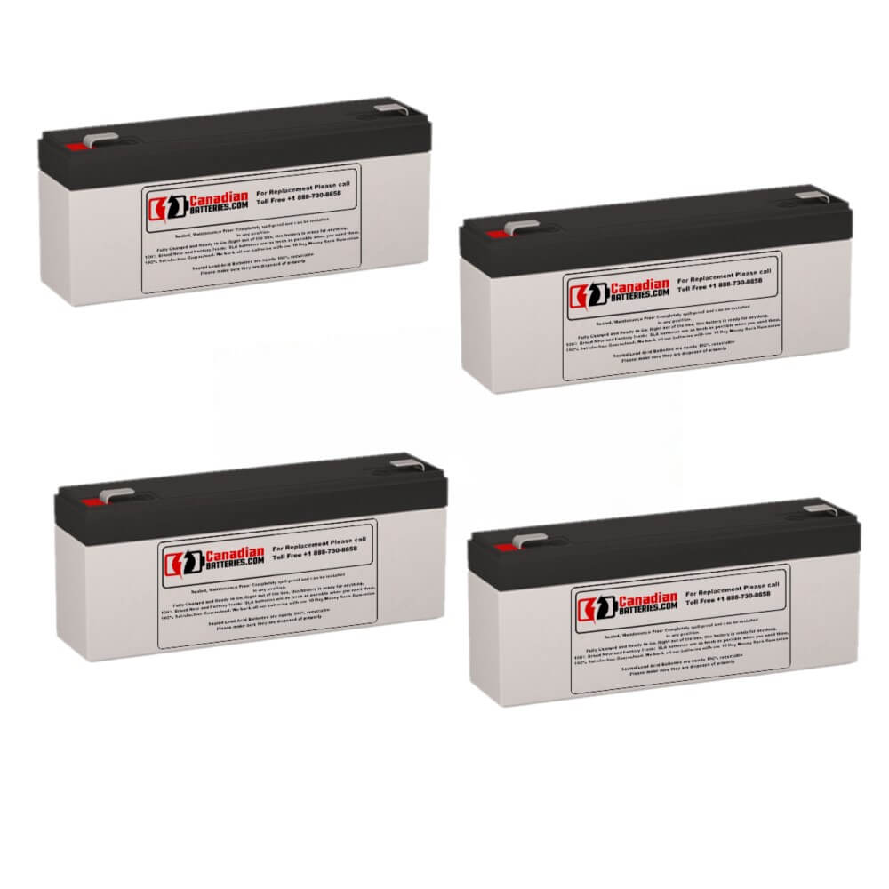 Batteries For Clary Corporation 1500va UPS, 4 X 12v, 2.6ah - 31.2wh UPS Batteries CB Range