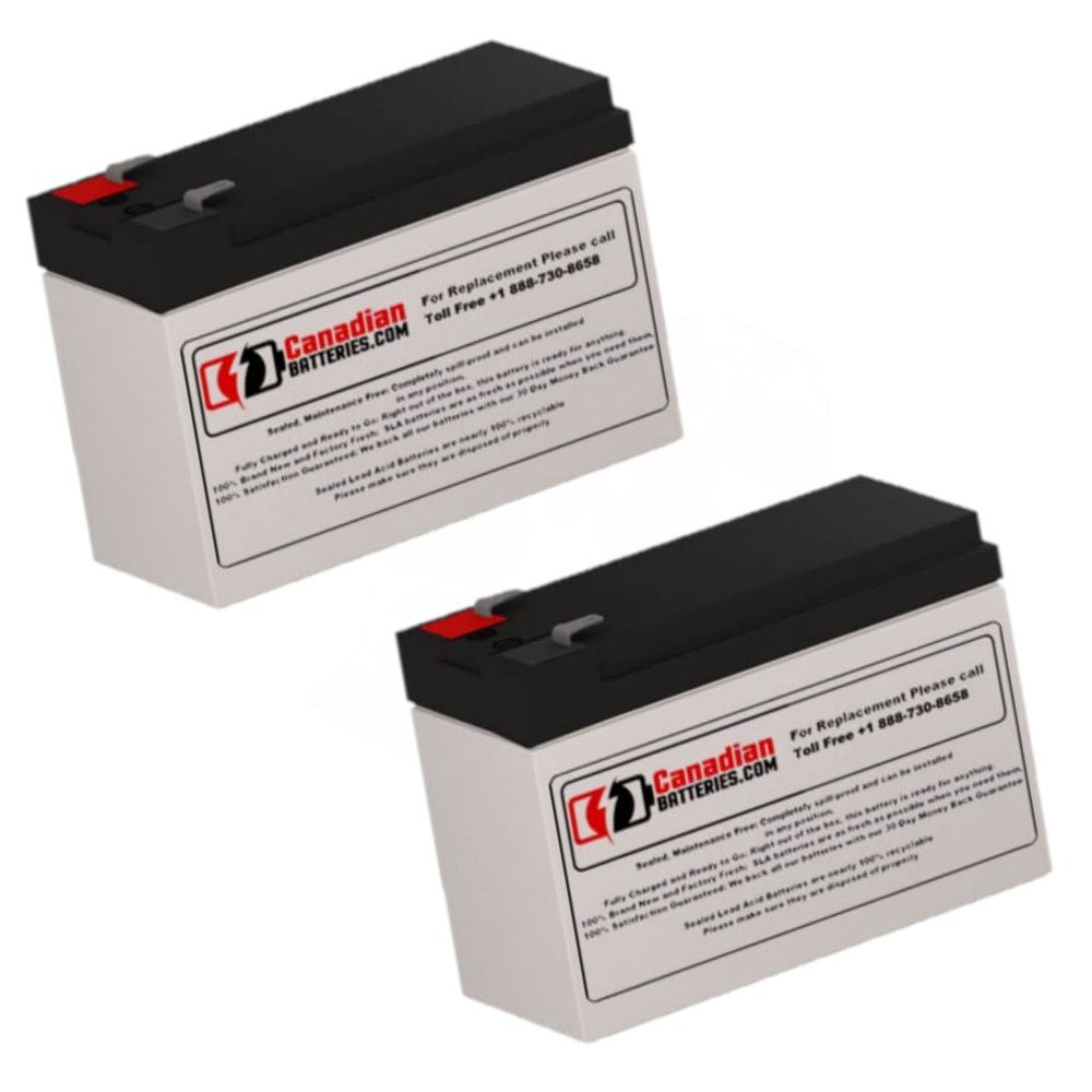 CyberPower CP1500PFCLCD UPS Battery Replacement – 12V 9Ah AGM (2 Pack, T2 Terminals) UPS Batteries CB Range