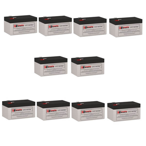 Batteries pour onduleur Datashield 1200, 10 x 12v, 1,2ah - 14,4wh Batteries UPS gamme CB