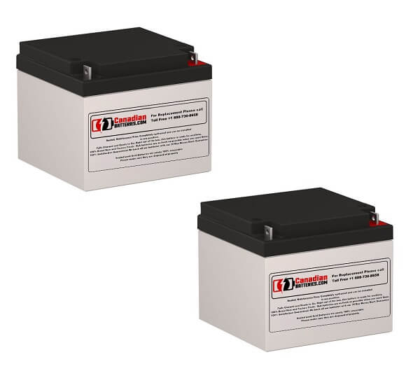 Batteries pour Datashield At800 24ah UPS, 2 x 12v, 26ah - 312wh Batteries UPS Gamme CB