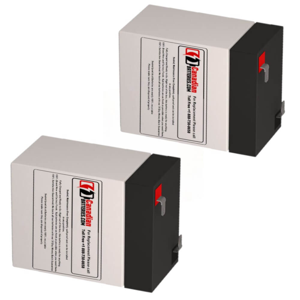 Batteries pour Deltec Prb250 UPS, 2 x 6v, 4.5ah - 27wh Batteries UPS Gamme CB