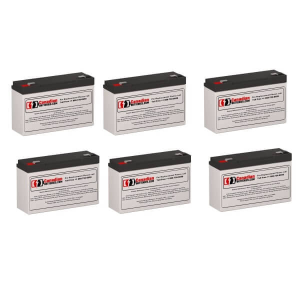Batteries pour Minuteman 500 UPS, 6 X 6v, 12ah - 72wh Batteries UPS Gamme CB