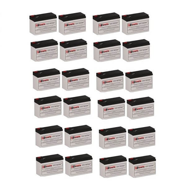 Batteries pour Minuteman Bp144v13 UPS, 24 X 12v, 7ah - 84wh Batteries UPS Gamme CB