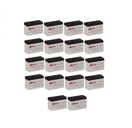 Batteries pour Minuteman Ebp72exl UPS, 18 X 12v, 9ah - 108wh Batteries UPS Gamme CB