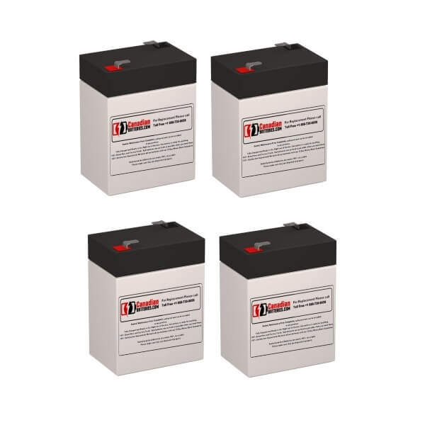 Batteries pour Oneac On400i-sn UPS, 4 x 6v, 4.5ah - 27wh Batteries UPS Gamme CB