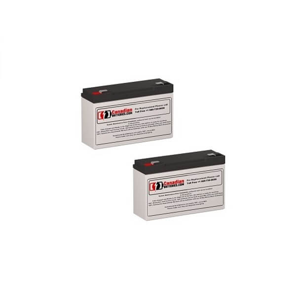 Batteries For Oneac One200da-sb UPS, 2 X 6v, 10ah - 60wh UPS Batteries CB Range