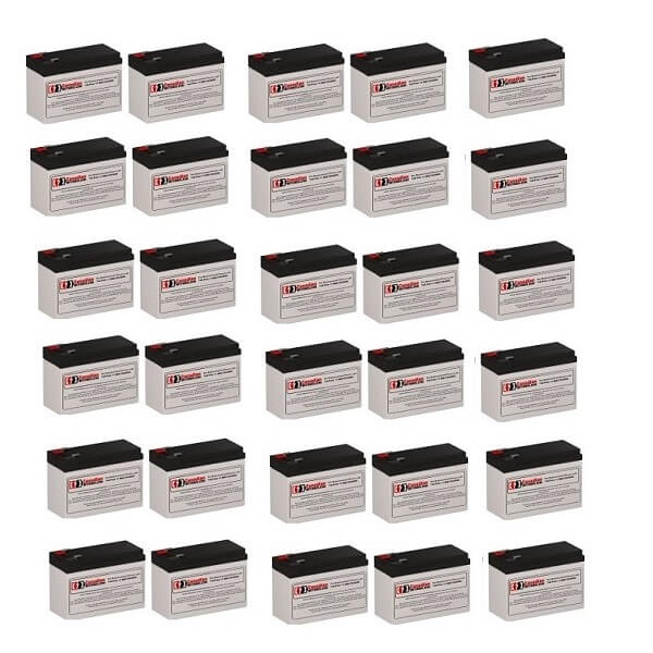 Batteries pour Powerware -6 Asy-0529 UPS, 30 x 12v, 7ah - 84wh Batteries UPS Gamme CB