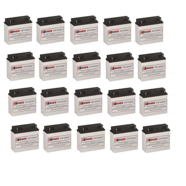 Batteries pour Powerware Prestige 6000 UPS étendu, 20 x 12v, 18ah - 216wh Batteries UPS Gamme CB