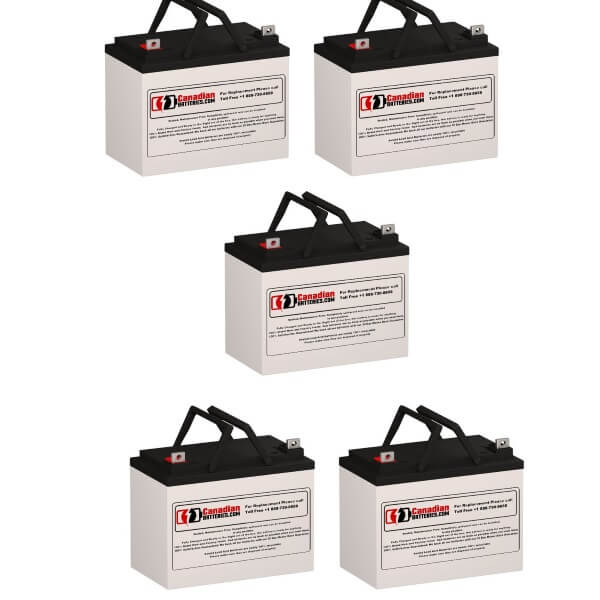 Batteries pour Topaz 83256-03 UPS, 5 x 12v, 33ah - 396wh Batteries UPS gamme CB