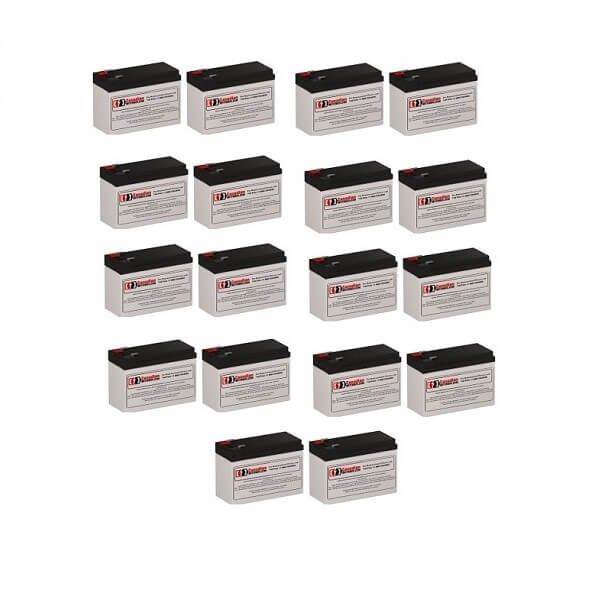 Batteries pour onduleur Toshiba 1600ep 6kva, 18 x 12v, 7ah - 84wh Batteries d'onduleur gamme CB