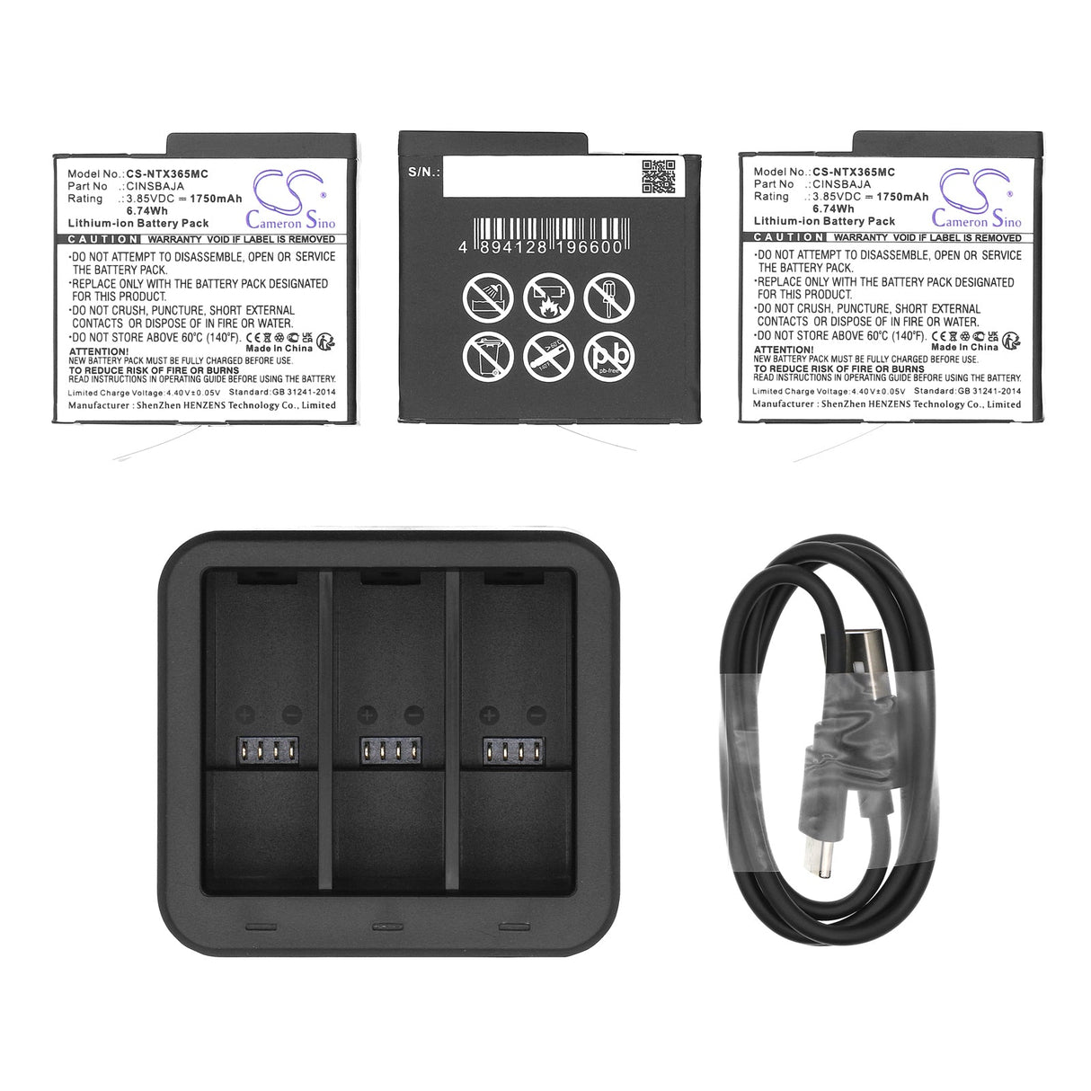Camera Battery Charger fits Insta360, Ace, Ace Pro Battery Charger Cameron Sino Technology Limited