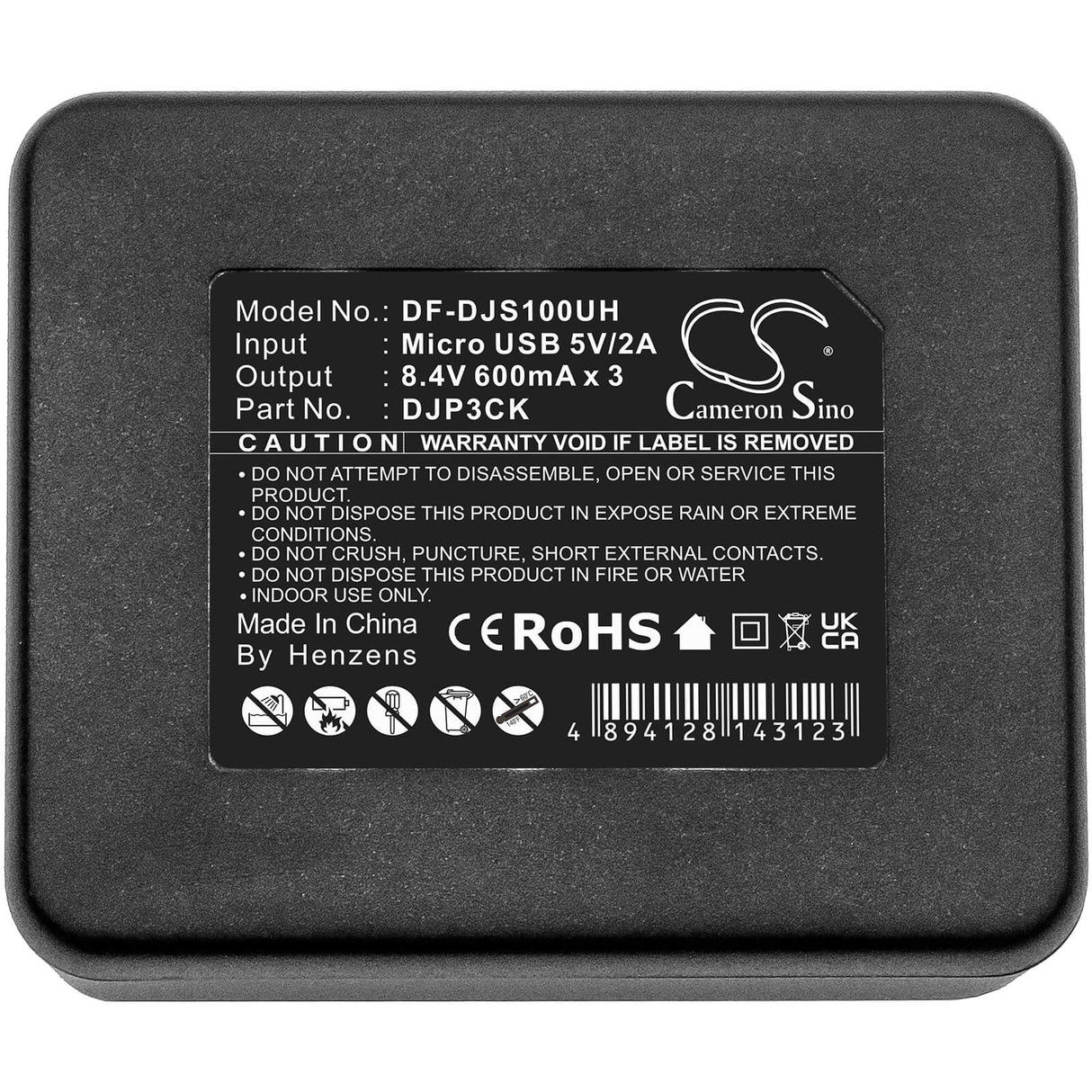 Chargeur de batterie pour Dji, Osmo Action V charge le chargeur de caméra Djp3ck Cameron Sino Technology Limited (Caméra)