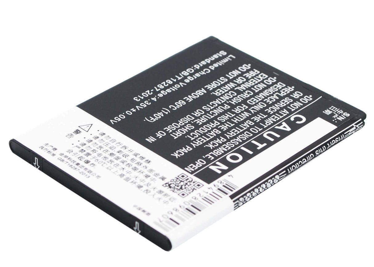 3.8V, Li-ion, 2200mAh, SmartPhone battery fits 100+, Baidu Cloud, 100b, V5, V5100b, 8.36Wh Mobile, SmartPhone Cameron Sino Technology Limited (Smartphone)