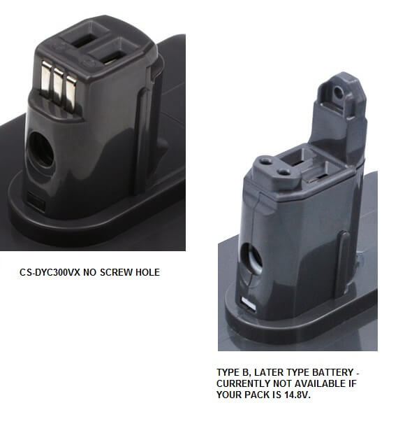 Batterie d'aspirateur pour Dyson Dc30 14.8v s'adapte à 17083-0511 1500mah - 22.20wh Vacuum Cameron Sino Technology Limited