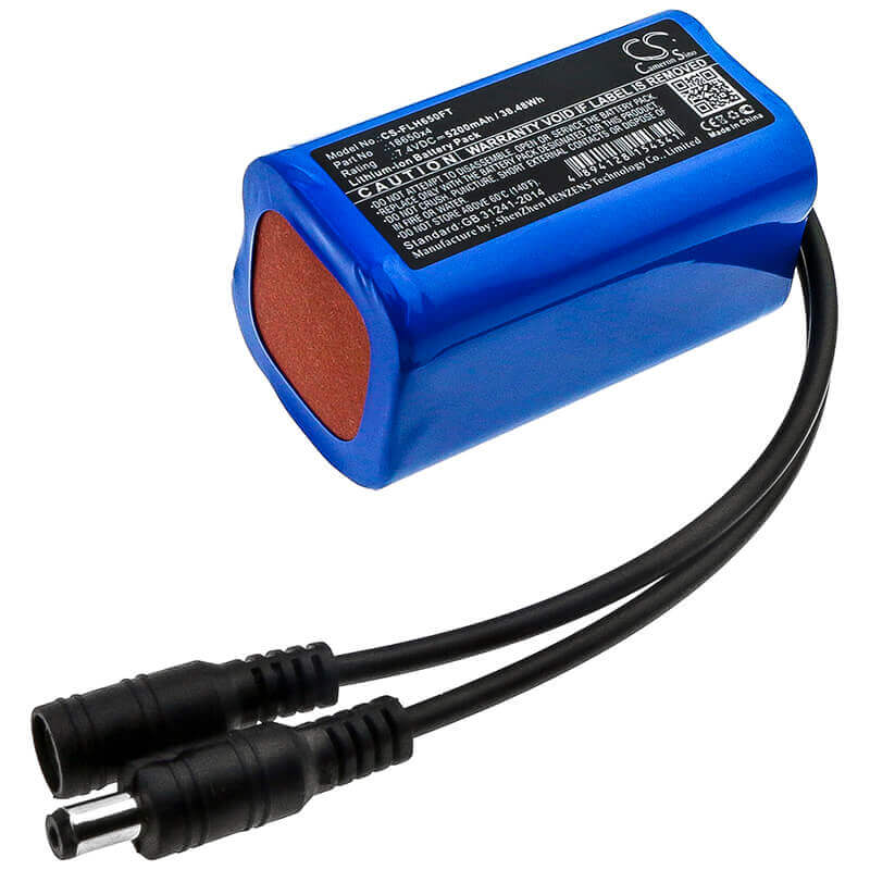 Cameron Sino CS-FLH650FT Replacement Battery Pack for Flashlights, Headlamps & Bike Lights – 5200mAh Flashlight Cameron Sino Technology Limited