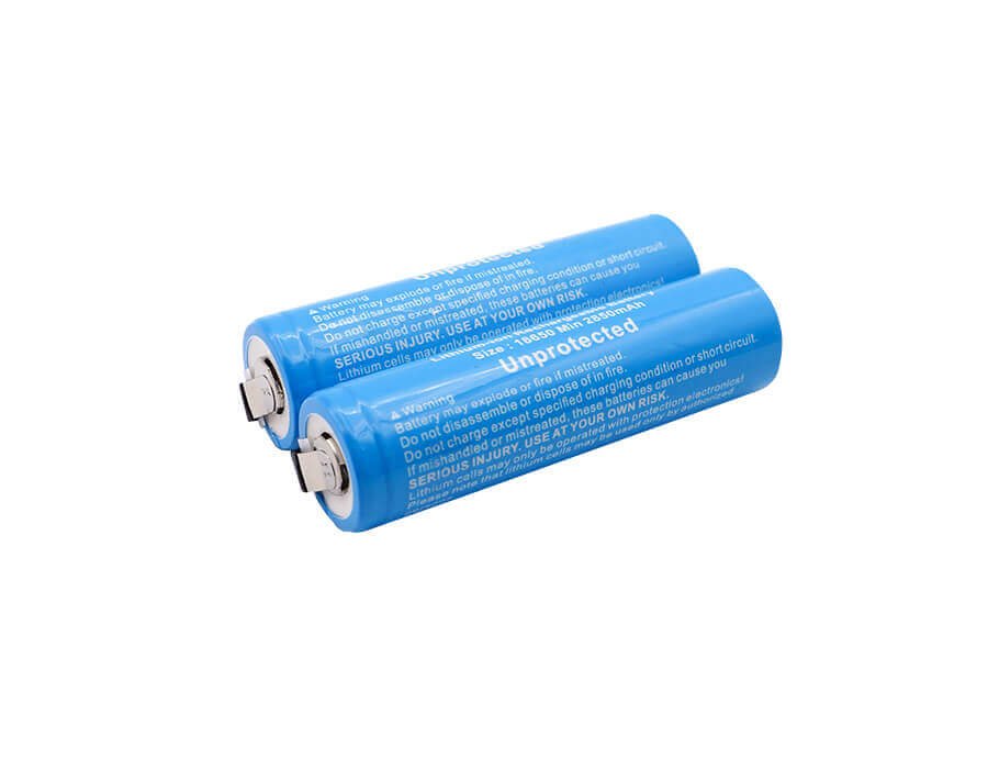Battery For 18650 Lithium Ion, With Solder Tabs 3.7v, 2900mah - 10.73wh 18650 Cameron Sino Technology Limited