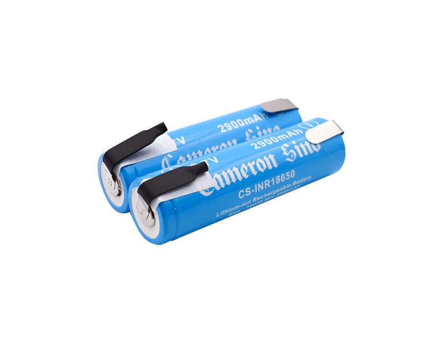 Battery For 18650 Lithium Ion, With Solder Tabs 3.7v, 2900mah - 10.73wh 18650 Cameron Sino Technology Limited