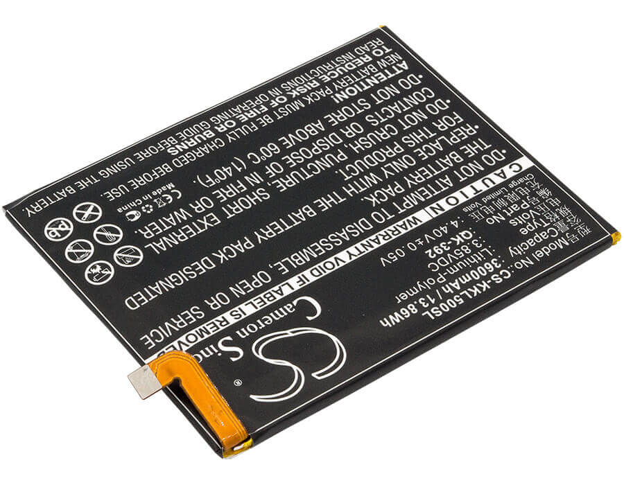 3,85V, Li-Polymer, 3600mAh, batterie de smartphone compatible avec Qihoo, 360, Qk-392, 1509-a00, Q5 Plus, 13,86Wh Mobile, Smartphone Cameron Sino Technology Limited (Smartphone)