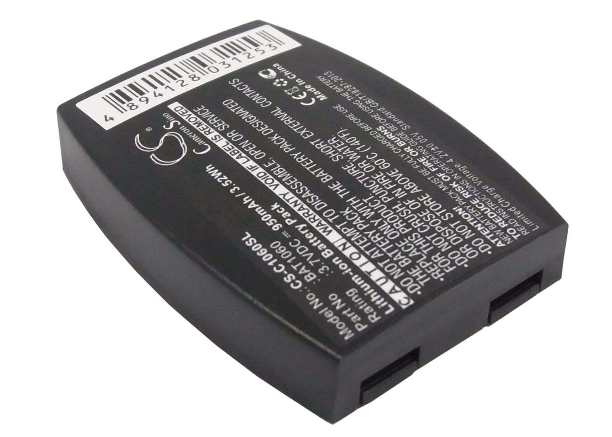 3.7V, Li-ion, 950mAh, Headset battery fits 3m, Bat1060, C1060, C1060 Wireless Intercom, 3.52Wh Wireless Headset Cameron Sino Technology Limited