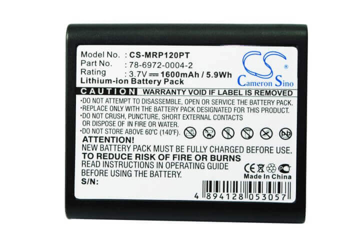 3.7V, Li-ion, 1600mAh, Projector battery fits 3m, 78-6972-0004-2, Mp160, Mpro 120, 5.92Wh Projector Cameron Sino Technology Limited (Suspended)